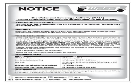 Tender specification preparation